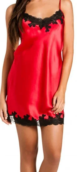 Seidennachthemd SAKHALI von Gattina mit Spitze