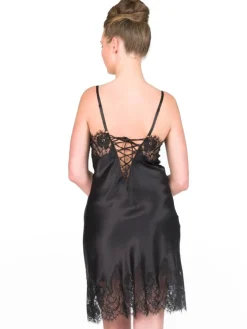 Seidennegligé mit Spitze ST. ELM von Gattina