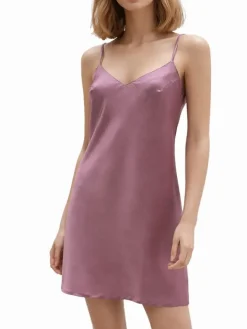 Seiden-Negligé PANDORA malve Stretch-Seide von Exilia