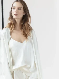 Seidentop 100% Seide CLASSICO Satin von Luna di Seta