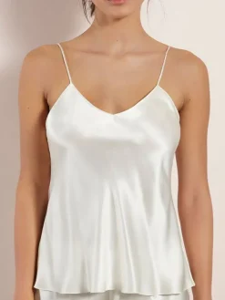 Seidentop 100% Seide CLASSICO Satin von Luna di Seta