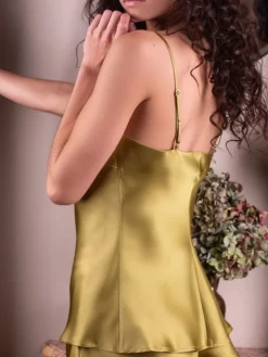 Seidentop 100% Seide ODON Satin von Marjolaine