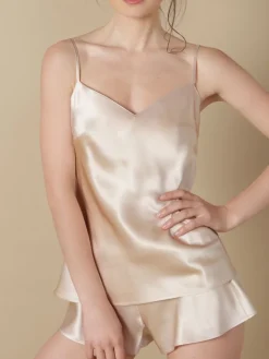 Seidentop 100% Seide ODON Satin von Marjolaine