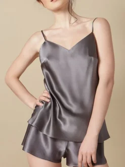 Seidentop 100% Seide ODON Satin von Marjolaine