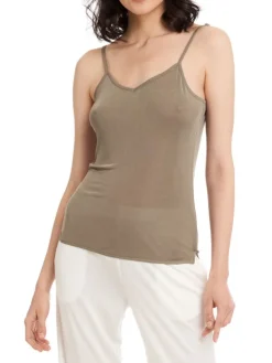 Seidentop aus 100% Wirkseide PURE schwarz oder weiss von Gattina