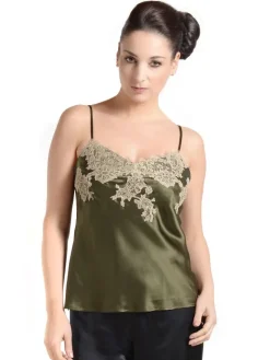 Seidentop RARE Calais Spitze Marjolaine