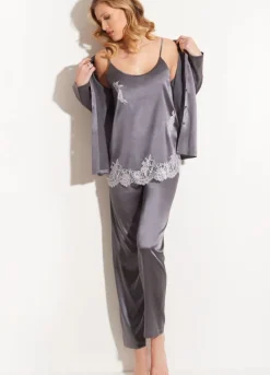 Seidentop SETA No. 12 mit Spitze von Chiara Fiorini