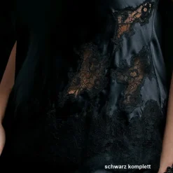 Seidentop STARSHINE mit Spitze von GATTINA