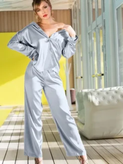 Seta Superior Pyjama mit Seide GLORIOVANI 2tlg. von Cotton Club