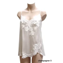 Seta Superior Trägertop PRIMARIO mit Seide von Cotton Club