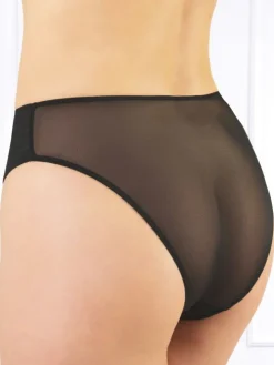 Slip LORETTA Microtüll uni von Cotton Club Rubino