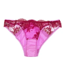 Slip Sexy Knicker CINAMON SUGAR pink-rot Mimi Holliday mit Seide