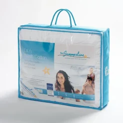 Sommerdecke COOL LINNEN von Summerline mit Leinen und Seide