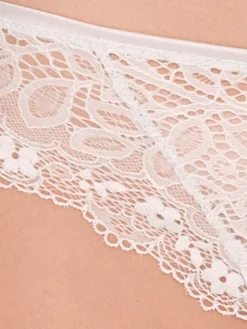 Spitze Brasiliana mit Seide WEDDING silber-grau von Ritratti