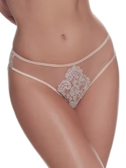 Spitze Brasiliana Slip gold-creme von Prelude Milano