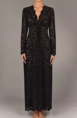 Spitze Loungekleid LOGAN 74 schwarz von Pain de Sucre Suggest