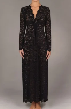 Spitze Loungekleid LOGAN 74 schwarz von Pain de Sucre Suggest