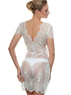 Spitze Neglige kurz von Prelude Milano