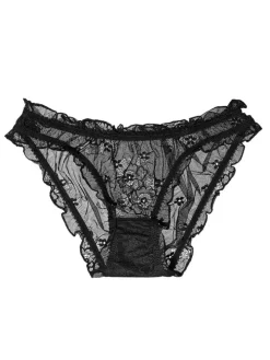 Spitze Slip MIMI COEUR schwarz von Cadolle