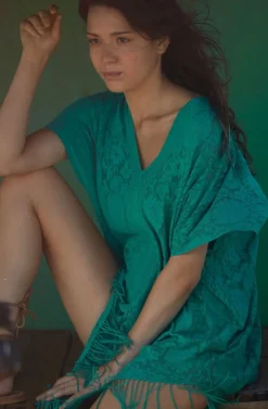 Spitze Strandtunika JESSE 20 einfarbig von Pain de Sucre