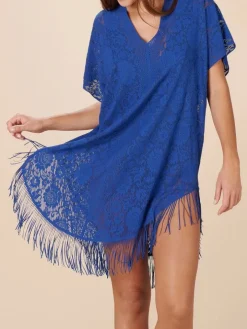 Spitze Strandtunika JESSE 20 einfarbig von Pain de Sucre