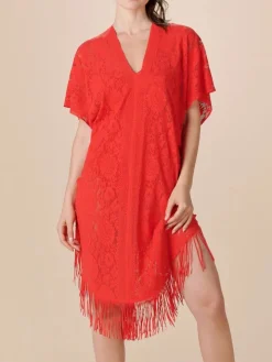 Spitze Strandtunika JESSE 20 einfarbig von Pain de Sucre