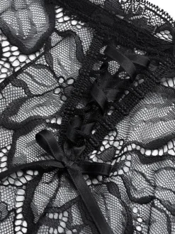 Spitze Taillen-Slip INVISIBLE CARMEN schwarz von Cadolle