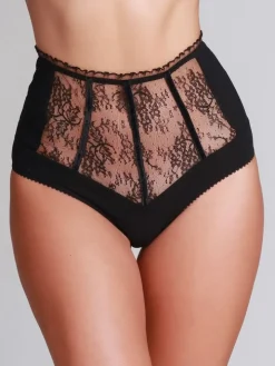 Spitze Taillenslip schwarz von Prelude Milano Größe S