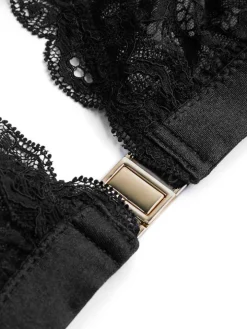 Spitze Triangel BH CLIP BRA CARMEN schwarz von Cadolle