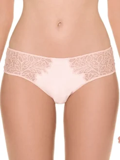 Spitzenslip mit Seide WEDDING puder-rosa von Ritratti