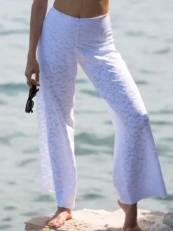 Strandhose aus Spitze MALI 80 uni von Pain de Sucre