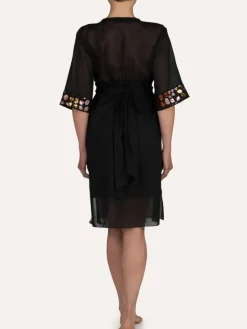 Strandkaftan FRESIA mit Pailletten von Cotton Club Mare