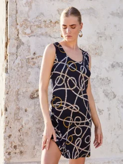 Strandkleid LONG ISLAND mit Druck von Fürstenberg