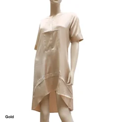 Stretchseide Kurzarm-Nachthemd PROFUMO D'ORO von Gattina