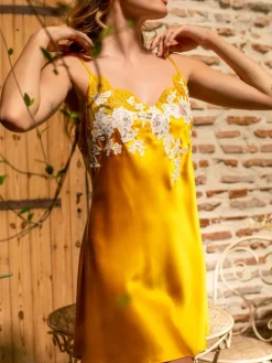 Stretchseide Nachthemd NINA Marjolaine Lingerie