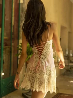 Stretchseide Nuisette kurz RUBY von Marjolaine