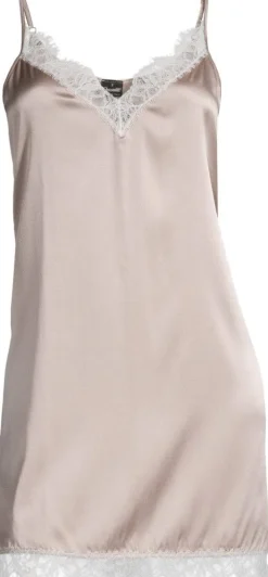 Stretchseide SEIDENNEGLIGE mit Spitze von Oscalito
