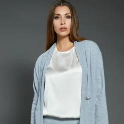 Stretchseide T-Shirt PROFUMO D'ORO gold oder schwarz von Gattina