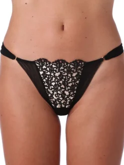 String Tanga NICOLE in schwarz von Ritratti