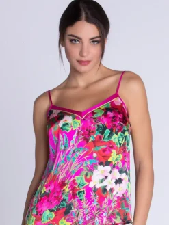 Top ENVOLEE DE FLEURS aus Stretchseide von Lise Charmel