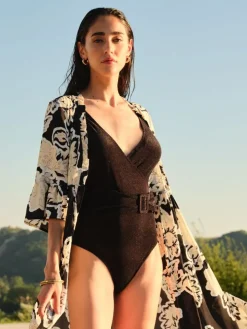 Träger Badeanzug NERO schwarz von Chiara Fiorini