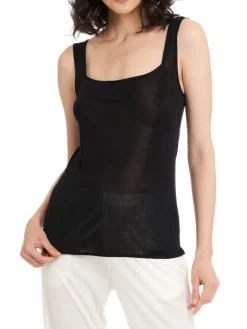 Trägertop aus 100% Wirkseide PURE beige oder weiss von Gattina