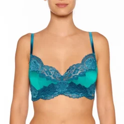 Triangel BH ADRIANA von Millesia mit Seide und Spitze