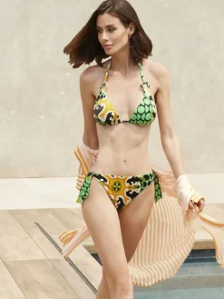 Triangel Bikini BAHAMAS in grün-bunt von Ritratti Mare