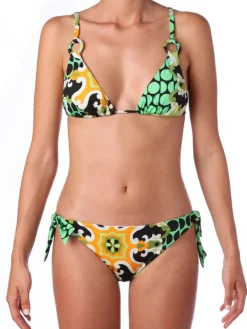 Triangel Bikini BAHAMAS in grün-bunt von Ritratti Mare