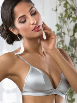 Triangel-BH mit Seide REGALE Satin Cotton Club Seta Superior