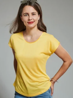 T-Shirt CINDA von Kokon Zwo mit Seide und Leinen