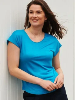 T-Shirt CINDA von Kokon Zwo mit Seide und Leinen