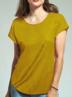 T-Shirt CINDA von Kokon Zwo mit Seide und Leinen