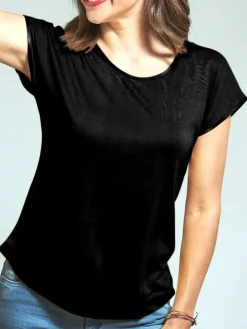 T-Shirt CINDA von Kokon Zwo mit Seide und Leinen